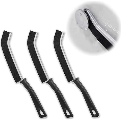 Petite Brosse de Nettoyage,Brosse Joint carrelage,Brosse Nettoyage, Salle de Bain,Brosse de Nettoyage à Poils Durs pour Rainure Fenetre, Salle de Bain, Toilettes, Cuisine (1/5)