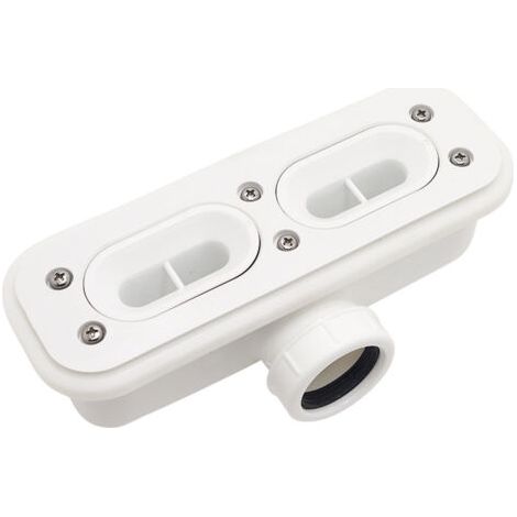Bac de douche désodorisant en plastique, égouttoir 40 mm 718036801 (1/3)