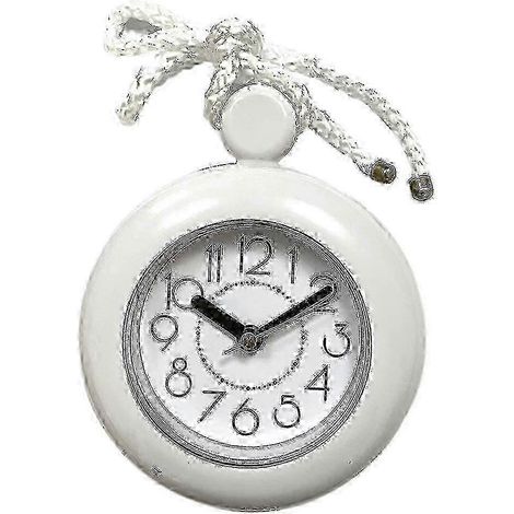 Horloge murale étanche pour salle de bain avec crochets porte-serviettes et support de table SP (1/5)