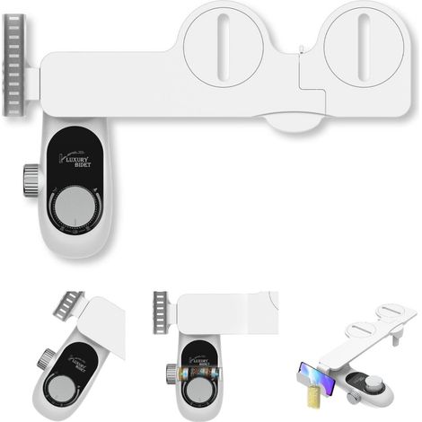 Cold Water Toilet Bidet, Portable Bidet for Toilet, Non-Electric Bidet Sprayer, Toilet Bidet Cleaner, Adjustable Pressure Toilet Bidet (1/5)
