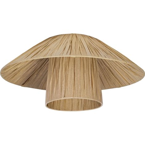 OSRAM Decor Plafonnier décoratif avec abat-jour en bambou, 400 mm, culot E27, IP20, marron (1/5)
