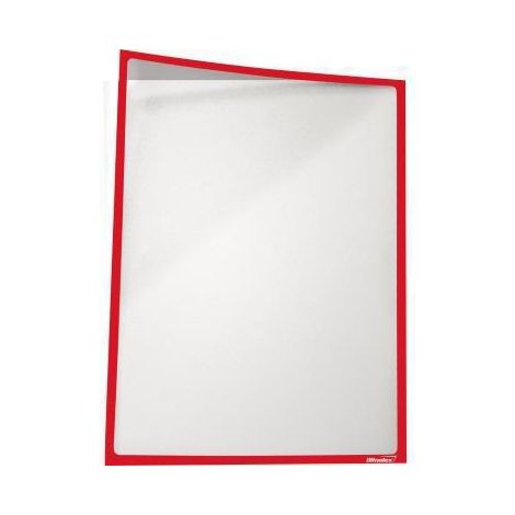 Ultradex Infotasche 889005 DIN A4 magnetisch rot 5 St./Pack (1/5)