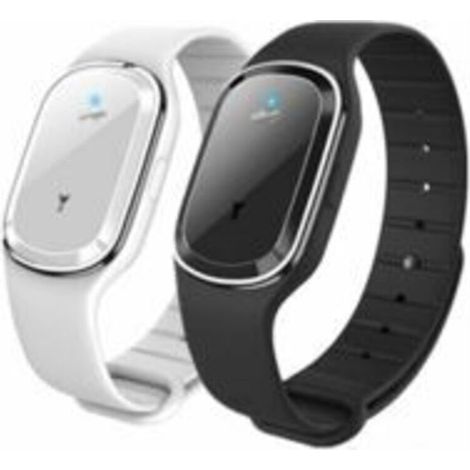 Lot de 2 montres-bracelets anti-moustiques à ultrasons, bracelet anti-moustiques pour enfants adultes, rechargeables par USB (1/5)