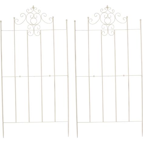 Set de 2 Enrejados para plantas Paula Crema antiguo (1/5)
