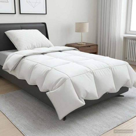 vidaXL Juego de edredón 90% plumón de ganso FULDA 2 uds. 150 x 200 cm (1/5)