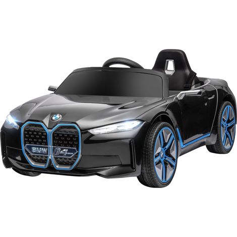 BMW électrique enfant 3-6 ans télécommunication clacson phares noir 115x67x45 cm
