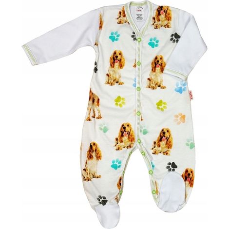 Tutina da clown decorata con cerniera Taglia cani 80 klekle (1/5)