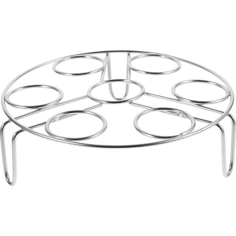 Support à œufs vapeur en inox 304 - Support vapeur à pieds hauts pour la cuisine et les casseroles