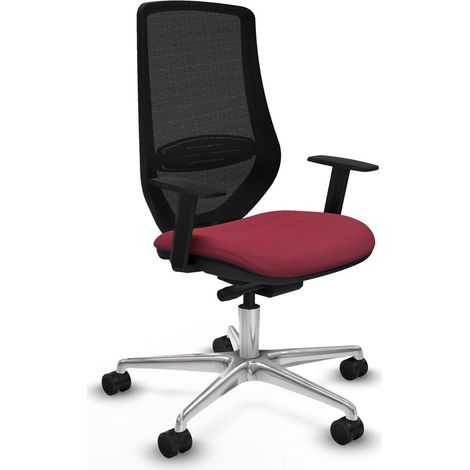 Sedia da Ufficio Piqueras y Crespo D086N0W Rosso Granato (1/5)