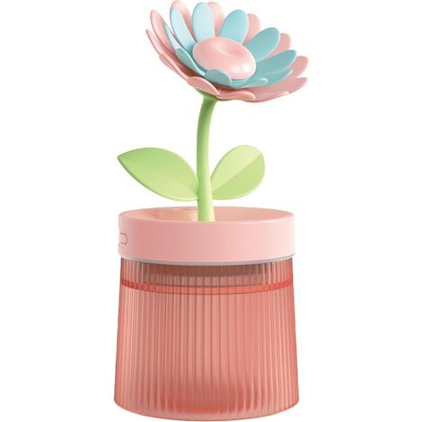 Luftbefeuchter, Kaltnebel, Schlafzimmer, Blume, USB-Anschluss, Gardenie, Sonnenblume, Stimmungslicht, Sprühfunktion, automatische Abschaltung
