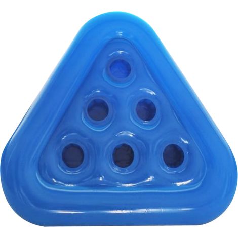 Dessous de verre gonflable triangulaire, porte-verre à bière flottant, dessous de verre pour piscine (1/4)