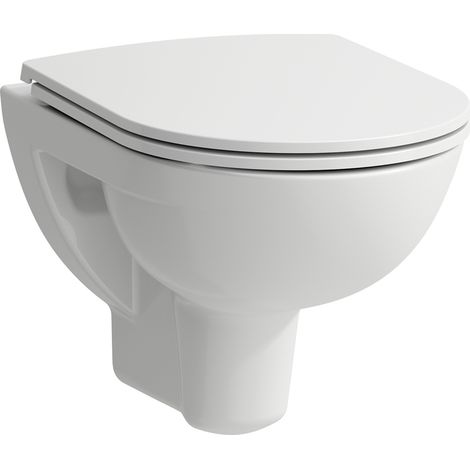 LAUFEN PRO Wand-WC, Tiefspüler, spülrandlos, 490x360x350mm, (1/4)