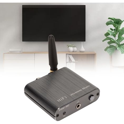 Adaptateur DAC sans fil avec entrée coaxiale pour signal numérique et prise en charge multi-interface pour une conversion audio fluide dans les salles de conférence et home cinéma. (1/5)