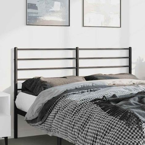 Ersatz-Kopfteil, schwarzes Metall, 135 cm (1/4)