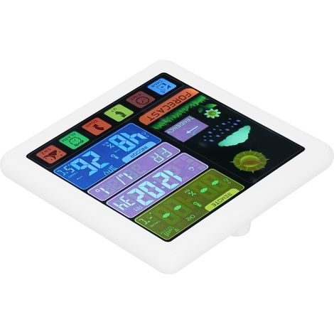Horloge Météo Sans Fil avec Thermomètre et Hygromètre Numérique, Écran Tactile USB 5V pour Maison (1/5)