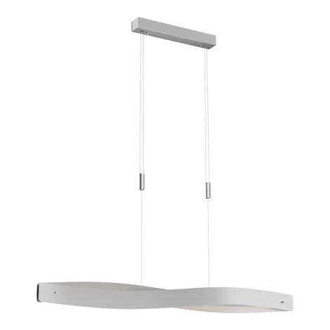 [NEUWERTIG] B-Ware Rothfels Lian LED-Hängeleuchte dimmbar alu matt Deckenlampe Pendelleuchte LED (1/2)