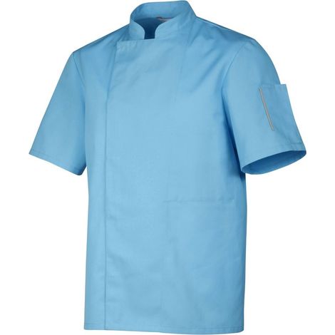 Giacca da cucina unisex a maniche corte Robur Nero Blu M