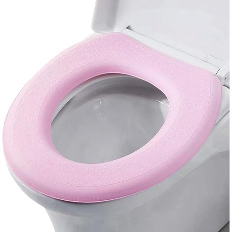 Housse de siège de toilette confortable et douce pour salle de bain (1/5)