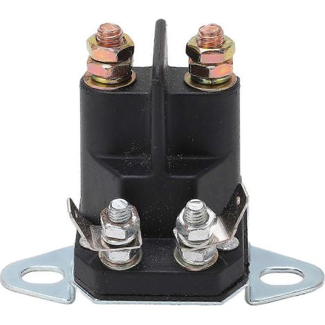12V-Anlasserrelais für Rasenmäher, ABS-Gehäuse, Kupferspule, Fahrzeugersatzteil. (1/5)