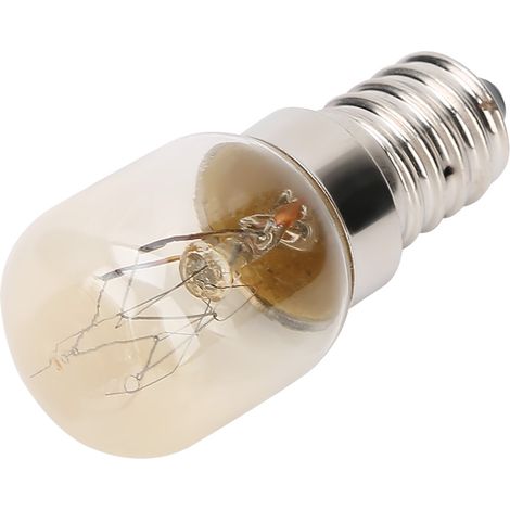 Lot de 10 ampoules E14 en cuivre nickelé résistant aux hautes températures (300 °C) pour four à micro-ondes, 15 W (1/5)