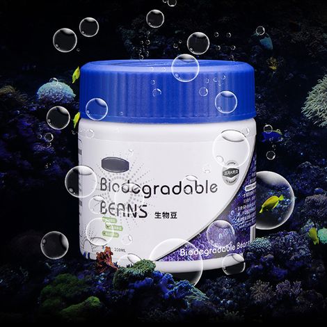 Granulés de biodégradation pour filtre à eau de mer NO3 PO4, billes biologiques, matériau de filtration pour aquarium, 200 ml (1/5)