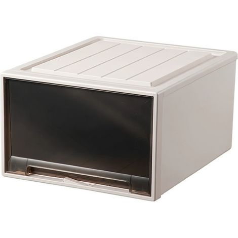 Bac de rangement pour casier en plastique abricot 30 cm (1/5)