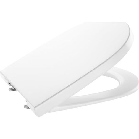 Tapa y asiento para inodoro compacto con caída amortiguada ROUND THE GAP - ROCA (1/6)