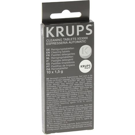 Krups Reinigungstabletten 10 Stück für Krups Espresso
