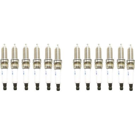12 bougies d'allumage (12120037582 ZR5TPP33S 0242145518) pour moteurs BMW X3 X4 X5 X6 F25 F26 E70 F15 F85 E71 E72 F16 F86 N55. (1/4)