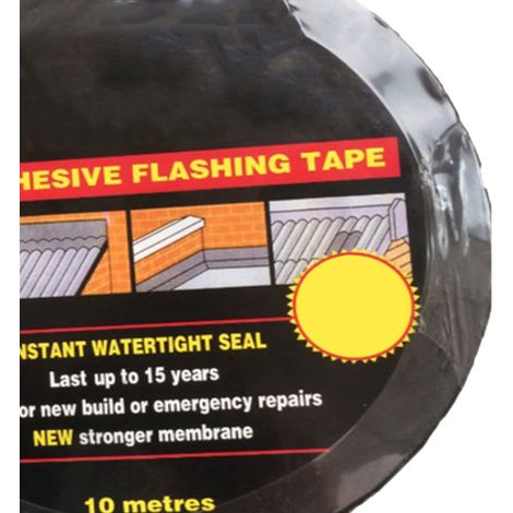 Hochwertiges, wasserdichtes Bitumenklebeband, 10 cm x 10 m selbstklebendes Asphaltband, Dachabdichtung und wasserdichte Reparatur. (1/5)