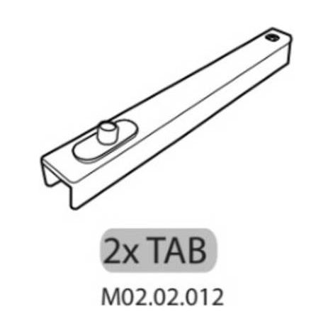 R 2XTAB M02.02.012 X ARMADIO SPOGLIATOIO RESINA A 1 POSTO IN KIT C/SERRAT