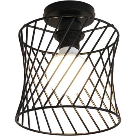 Plafonnier - Plafonnier noir à motif zèbre - sans ampoule (1/5)