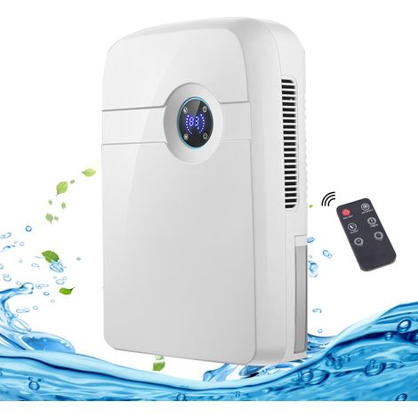 Déshumidificateur électrique avec tuyau de vidange, déshumidification silencieuse, absorbeur d'humidité jusqu'à 500 ml par jour 241336cm (1/5)
