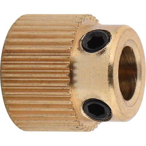 10 pièces pignon laiton haute qualité pour extrudeur MK7 MK8, 40 dents, accessoires imprimante 3D (1/5)