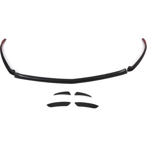 Lèvre de Pare-Chocs Avant, Garniture de Couverture de Becquet de Becquet de Lèvre Avant 7 Pièces de Pare-Chocs de d'Aération de ABS Noir Brillant de pour Classe A W177 AMG Line 2018+ (1/5)
