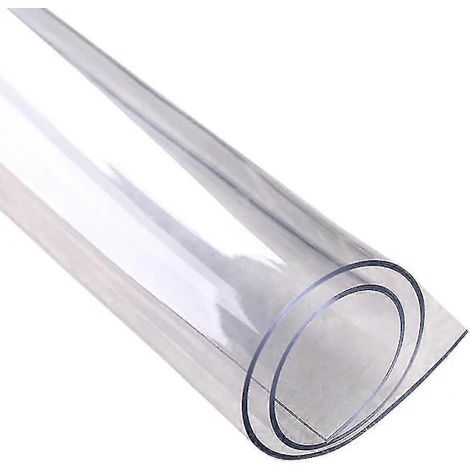 Nappe transparente imperméable en PVC, tapis de protection. (1/5)