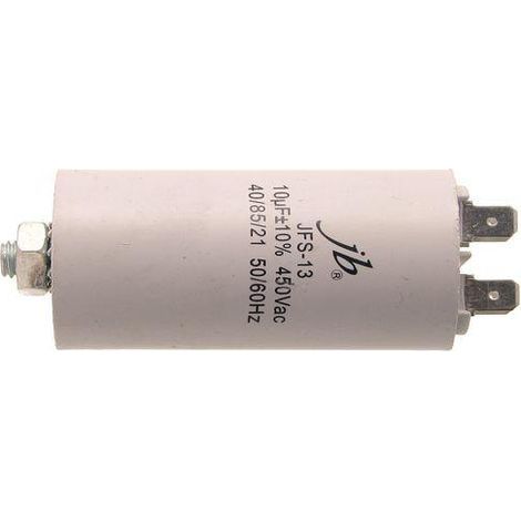 Condensateur Moteur de travail 10uf 450vac 35x68mm Faston Y M8 10mf450v 12ag005 10uf450vac-jfs13