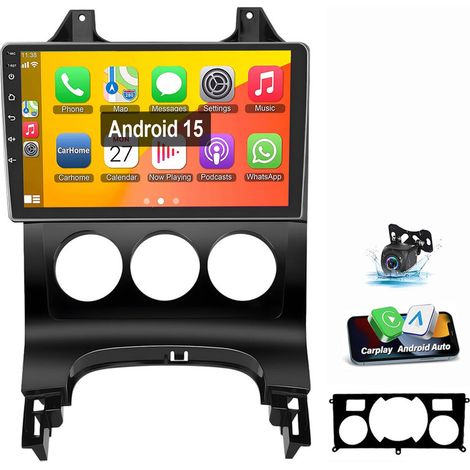 Pour Peugeot 3008 2010-2016 Android 15 Autoradio WiFi Carplay GPS RDS 2+64G CAM (1/5)