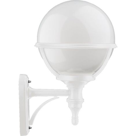 Aplique de pared clásico CLIC-CLAC GLOBO E27 42 W IP44 Blanco (1/3)