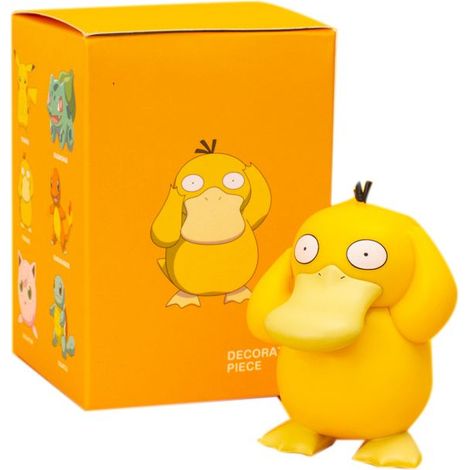 Figurine Psyduck Anime Mignon - Cadeau Anniversaire Enfant, Décoration Collection Compacte Classique (1/5)