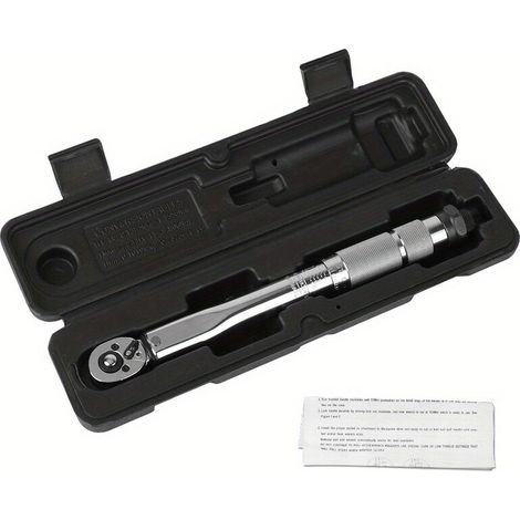 Professioneller verstellbarer Drehmomentschlüssel 1/4" Steckschlüssel Handwerkzeug (1/4)