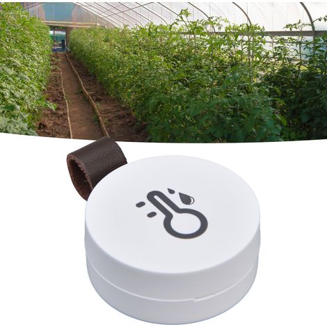 Thermomètre électronique avec application de stockage de données Bluetooth 5.0 mini-thermomètre compact pour la culture en serre, le contrôle de l’humidité et de la température. (1/5)