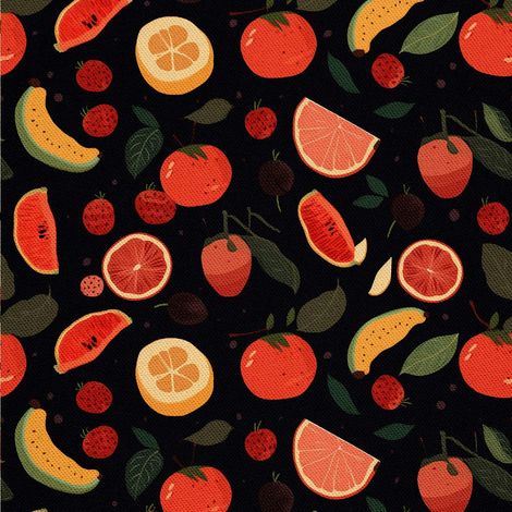 Tela decorativa para exteriores Oxford - Motivo frutal  DX6440 (1/5)