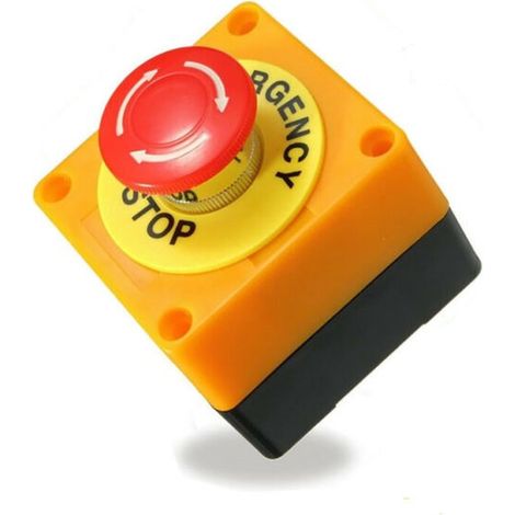 Boîte étanche Interrupteur d'urgence Champignon 1no-1nc 10a/660vac Lay37 Lay37-ip67