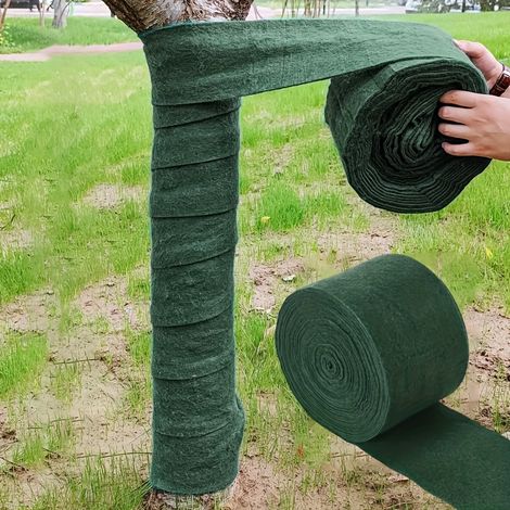 1 rouleau de bande de protection pour troncs d'arbres – Protection hivernale (12 cm x 20 m) – Convient aux arbres fruitiers (1/5)