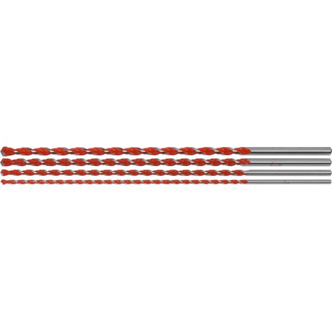 Alpen Hartmetall-Mehrzweckbohrer-Satz lang, Bohrer-⌀: 6-12 mm
