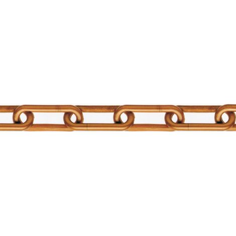 Masidef cadena de plástico 52x21x6mm cobreado vendido por metro - dy2700584