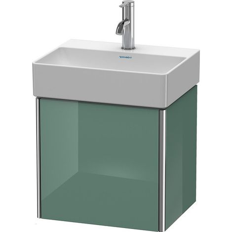 Meuble sous-vasque XSQUARE 397x434x340mm ouverture gauche jade
