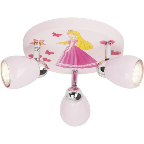 BRILLIANT Lampe Princess LED Spotrondell 3flg ros3x LED-PAR51, GU10, 3W LED-Reflektorlampen inklusive, (250lm, 3000K) Köpfe schwenkbar (1/2)