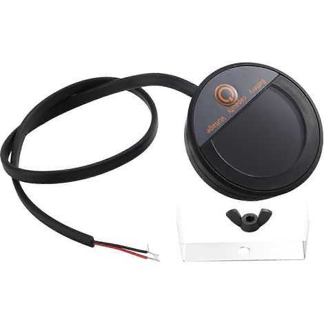 Compatible avec les voltmètres numériques circulaires à affichage LED, panneaux de mesure de tension numériques, instruments de surveillance de la tension, climatisation automobile QAQ (1/5)